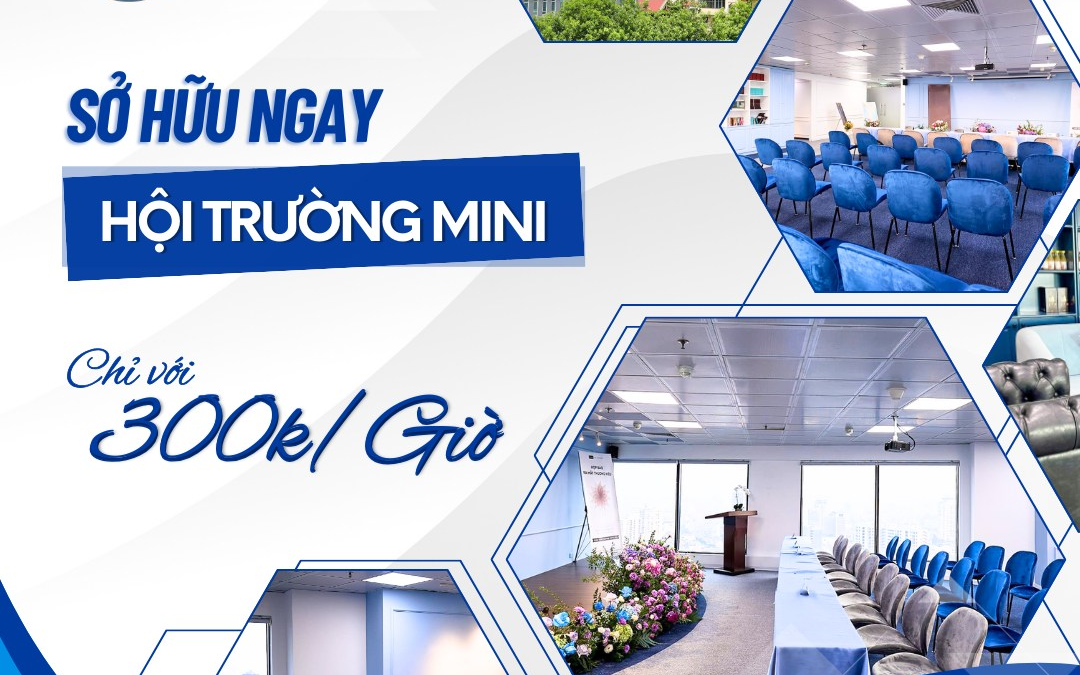 5 Ưu Điểm Nổi Bật Của Hội Trường Mini Tại Hương Trà Office – Cho thuê văn phòng tại Nghệ An