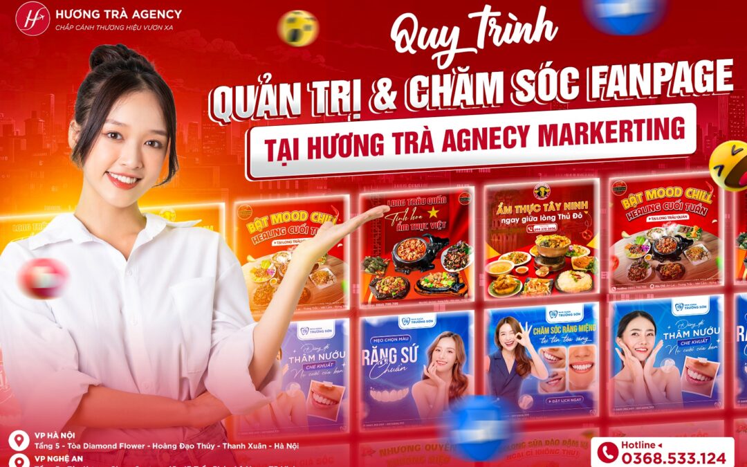 QUY TRÌNH QUẢN TRỊ FANPAGE TẠI HƯƠNG TRÀ AGENCY 