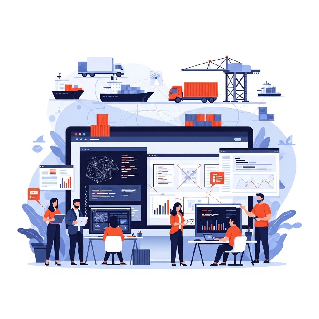 5. Quy trình triển khai dự án thiết kế website ngành vận tải